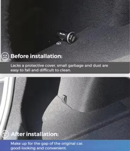 EV Boot araba yan kapaklı saklama kutusu ABS Tuning aksesuar için Volkswagen ID.4 X CROZZ PRO 2023 2022 2021 yeni elektrikli araç - Product Image 6