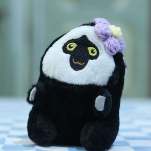 可爱白棉猴子吊坠小猴子娃娃钥匙扣玩具带包挂功能情绪面布娃娃