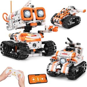 EPT <span class=keywords><strong>Robot</strong></span> Building <span class=keywords><strong>Kit</strong></span> Fern gesteuertes oder App-gesteuertes 3 in1 Roboters pielzeug Weihnachts geburtstag Kreative Geschenke für Kinder