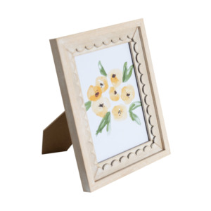 フォトフレーム4x6 5x7 9x12インチモーデン実用木製スタンドガラス付き - Product Image 3