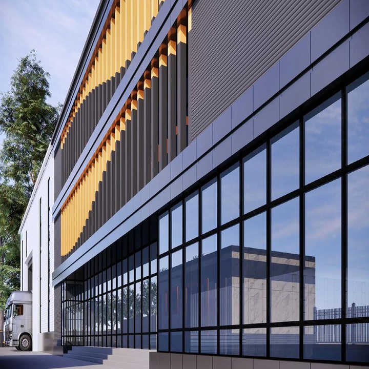 Multi-Storey Prefabricated Steel Structure Building Malls Durable Construction Warehouse Steel Building