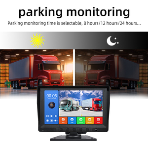Monitor IPS de 2 entradas de vídeo con resolución de 1080p, sistemas de advertencia inversa de doble lente, Kits de cámara de respaldo para coche para RV Truck Trail - Product Image 6