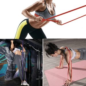 Elástico de látex resistente, alta qualidade, etiqueta privada, faixas elásticas da resistência para o exercício