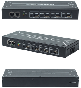 Shineco Dual Ethernet 4 HDMI H 264 Encoder HD Encoder - Product Image 1