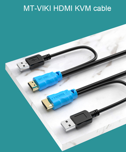 4K 30Hz HDMI <strong>KVM</strong> <strong>Switch</strong> 2 Port, MT-VIKI USB HDMI <strong>KVM</strong> Switcher + 2 <strong>KVM</strong> Cables + Desktop Selector