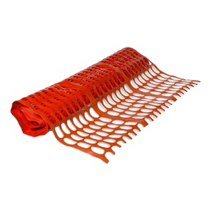 Red de plástico de HDPE virgen 100% naranja, seguridad de construcción/andamio/escombros/red de malla de andamio - Product Image 1