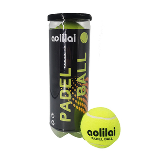 מכירה לוהטת וסיטוני מחיר אימון Padel כדור מותאם אישית לוגו באיכות טובה Balle דה Padel דה טניס