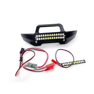 <strong>New</strong> Spring Head Wheel Wheelie Upgrade for 1/10 MAXX Small X Front Bumper with Lights <strong>Bright</strong> Oil Electric Truck Head-up Wheel - Product Image 5
