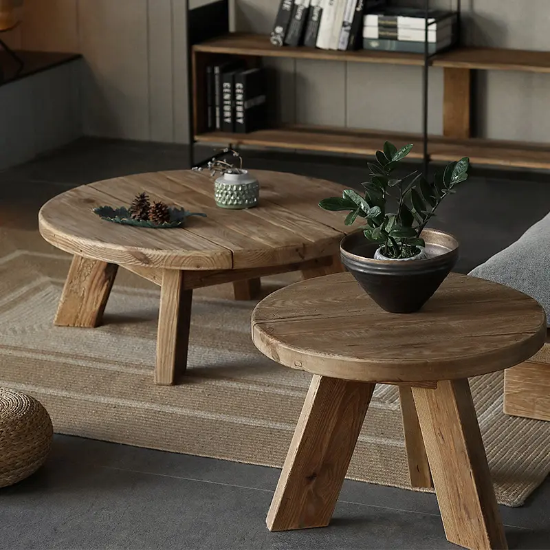 Stile europeo mobili rustici di recupero tavolino moderno in legno