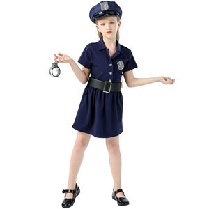 Çocuklar polis memuru kostüm çocuklar polis kıyafet cadılar bayramı rol oynamak için giyinmek (hiçbir kelepçe) - Product Image 5