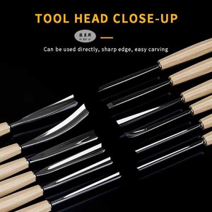 Soosan, cincel para tallar tres bolas, máquina mortajadora, Kit de herramientas de cincel de madera, cuchillos de tallado para trabajos de albañilería para tallar punzonado