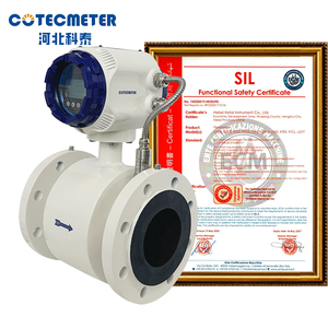 Medidor de flujo de medición de aguas residuales líquido de agua digital 4-20ma Rs485 fabricante de salida de pulso Dn50 medidor de flujo electromagnético - Product Image 2