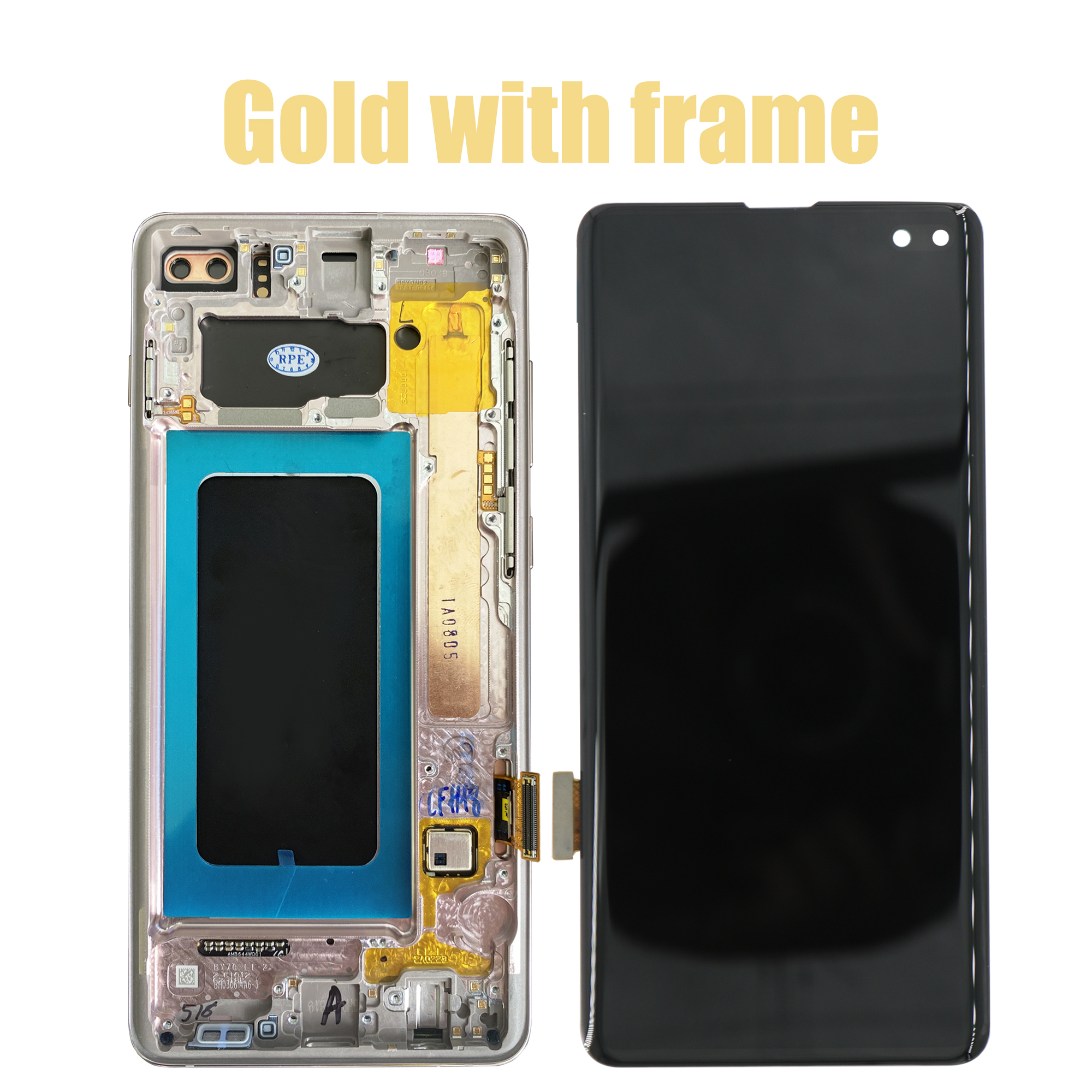 Cadre doré S10 Plus