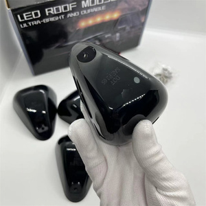 トラックピックアップ用のLed琥珀色警告トライアングルキャブマーカーカーサイドマウスシグナルライト - Product Image 2