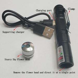 Puntatore Laser UV palmare ad alto rendimento con funzione di indicatore di applicazione del Powerpoint di controllo remoto della linea Laser verde - Product Image 6