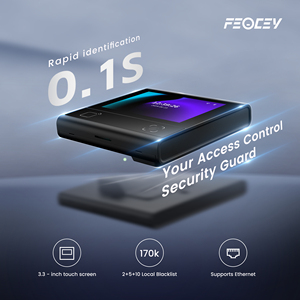 CoolCode DW200 Standard RS485 Ethernet NFC porta IC codice a barre QR codice Bluetooth lettore di controllo accessi scuola - Product Image 3