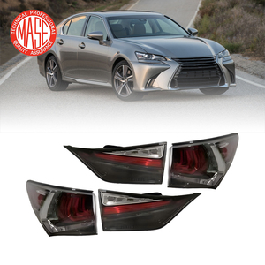 CZJF LED kuyruk Lighft eski yeni W/O sis işık Lexus gsgsiçin Lexus gsgs450h GS F 2016 2017 2018 2019 2020 kırmızı Lens rengi - Product Image 1