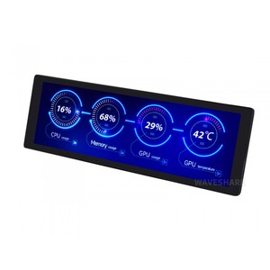 Himbeer-Pi 7,9-Zoll-IPS-Display 400 X1280 Pixel-HDMI-Schnitts telle aus gehärtetem Glas Optionale Touch-Funktion - Product Image 5