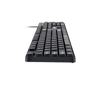Combo de teclado y ratón de oficina USB con cable para ordenador, teclados ergonómicos, teclado de ratón resistente al agua con logotipo personalizado - Product Image 5