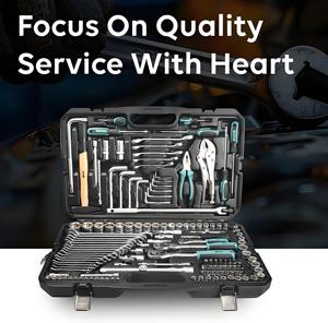 High Quality 33pcs <strong>1</strong>/4\&quot; Socket Set Plastic Hand <strong>Tools</strong> Including Ratchet Combination Wrench Bit Various OEM Options-Repair <strong>Kit</strong> - Product Image 6