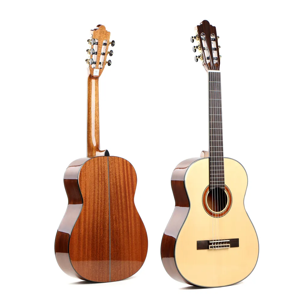 Guitarra Eléctrica acústica clásica personalizada, instrumento musical de 39 pulgadas, de fábrica China, OEM