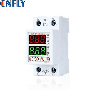 SMART Adjustable Digital Over Current Voltage Protector Electronic Circuit Breaker Din Rail Protector - Product Image 3