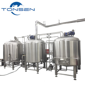 Tonsen 1000l Commercial Restaurant Beer Brewing Systems Kombucha Brewery with Beer <strong>Glycol</strong> <strong>Chiller</strong>