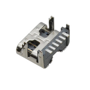 SMD hızlı şarj USB tip C dişi soket 6 Pin yatay PCB SMT portu dişi konnektör - Product Image 3