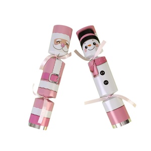 Giáng sinh Cracker màu hồng Bìa hat đóng dấu tiếng Anh Câu Đố kỳ nghỉ trang trí toàn bộ hộp thiết lập cho lễ hội Giáng sinh trang trí - Product Image 5