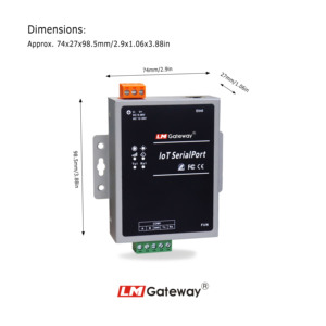 Trasparente RS232 RS485 convertitore Ethernet IoT Modbus Gateway Mqtt Tcp Ip seriale convertitore Ethernet apparecchiature elettriche - Product Image 3