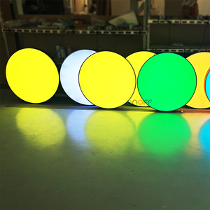 DMX控制多色变色发光二极管吸顶灯装饰RGB RGBW餐厅圆形吊灯
