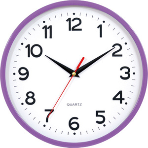 Sự khác biệt màu sắc khung số lớn trẻ em phòng khách treo đồng hồ treo tường hiện đại mặt đơn thạch anh tương tự - Product Image 3