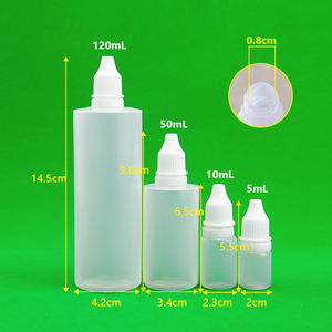 LDPE半透明小嘴滴瓶空可挤压眼液滴管瓶 - Product Image 2