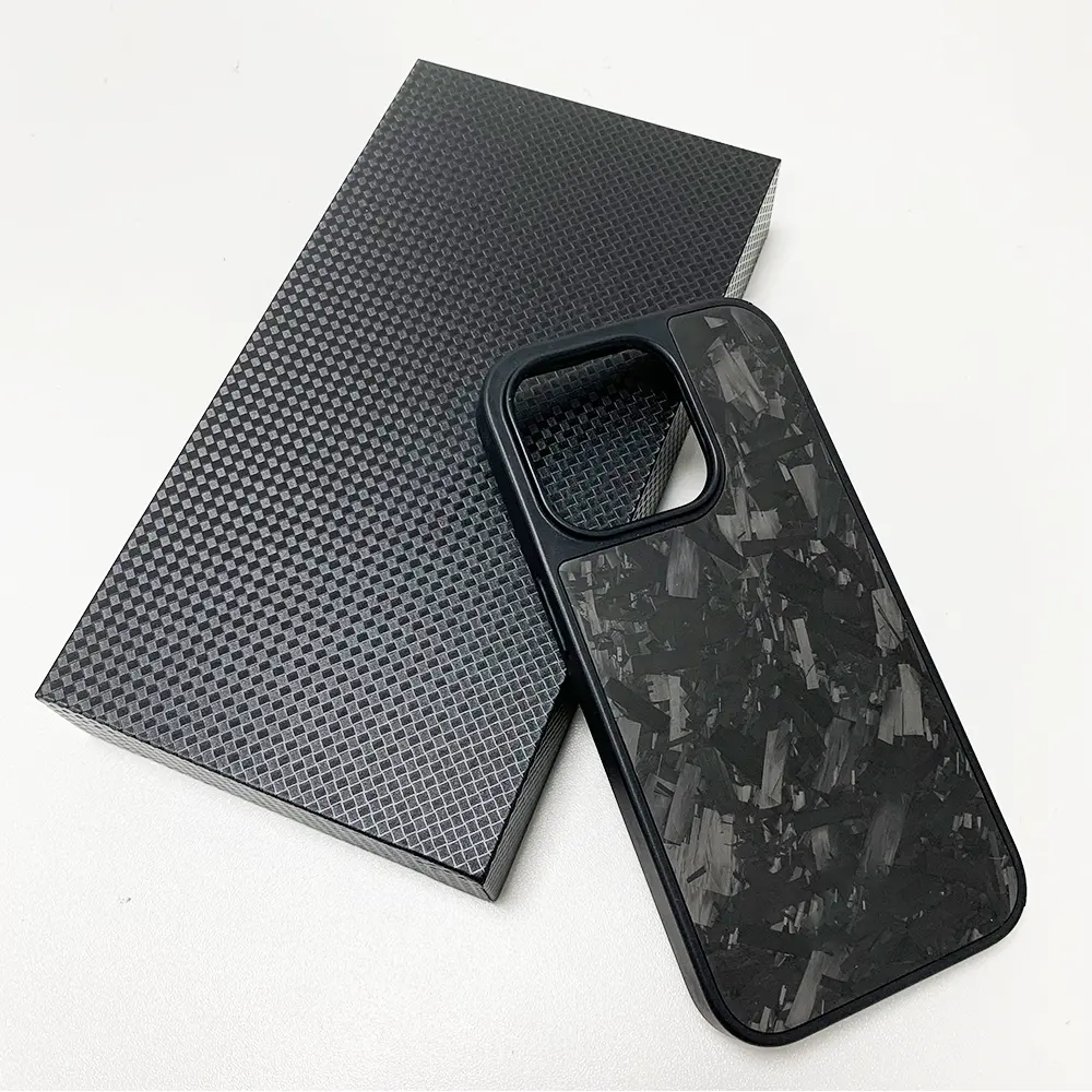 Capa de fibra de carbono para iphone 12 13 14 15, durável e brilhante, preta, à prova de choque, ideal para uso no mercado, novidade