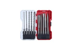 High Quality 40CR 10pcs SDS-plus Drill <strong>Bit</strong> <strong>Set</strong> and <strong>Chisel</strong> <strong>Set</strong> for Masonry Drilling Combination Drill <strong>Bit</strong> <strong>Set</strong>