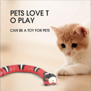 流行的自动交互式智能感应蛇Usb充电遥控猫预告玩具 - Product Image 3