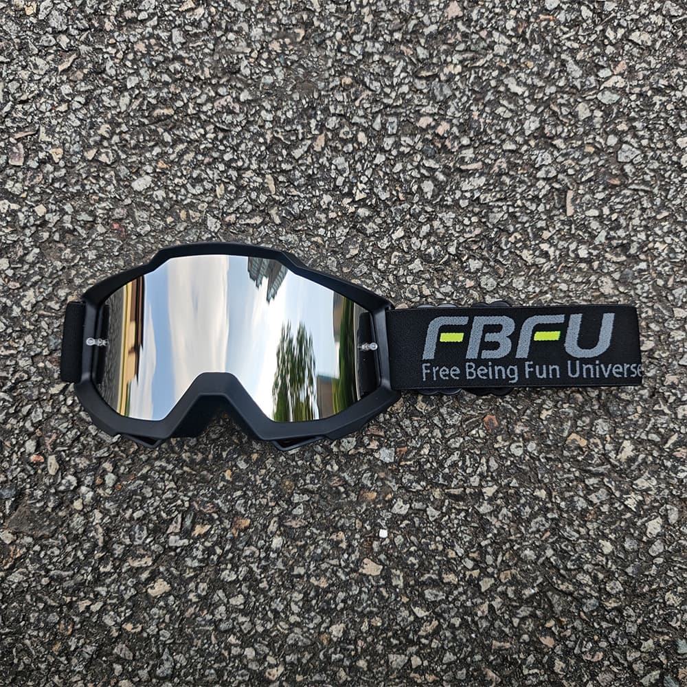 Black framed silver glasses