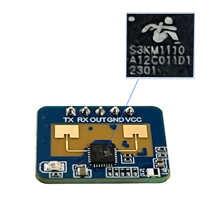 OKYN230705-31 LD2410C insan varlığı kalp atışı dedektör sensörü Radar sensörü modülü 24GHZ MM dalga sensörü - Product Image 3