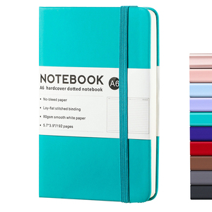 Benutzer definierte Großhandel Werbe Marineblau A5 <span class=keywords><strong>Notebook</strong></span> Business Leinen Zeitschriften PU Leder Hardcover Notebooks mit Logo WR001U