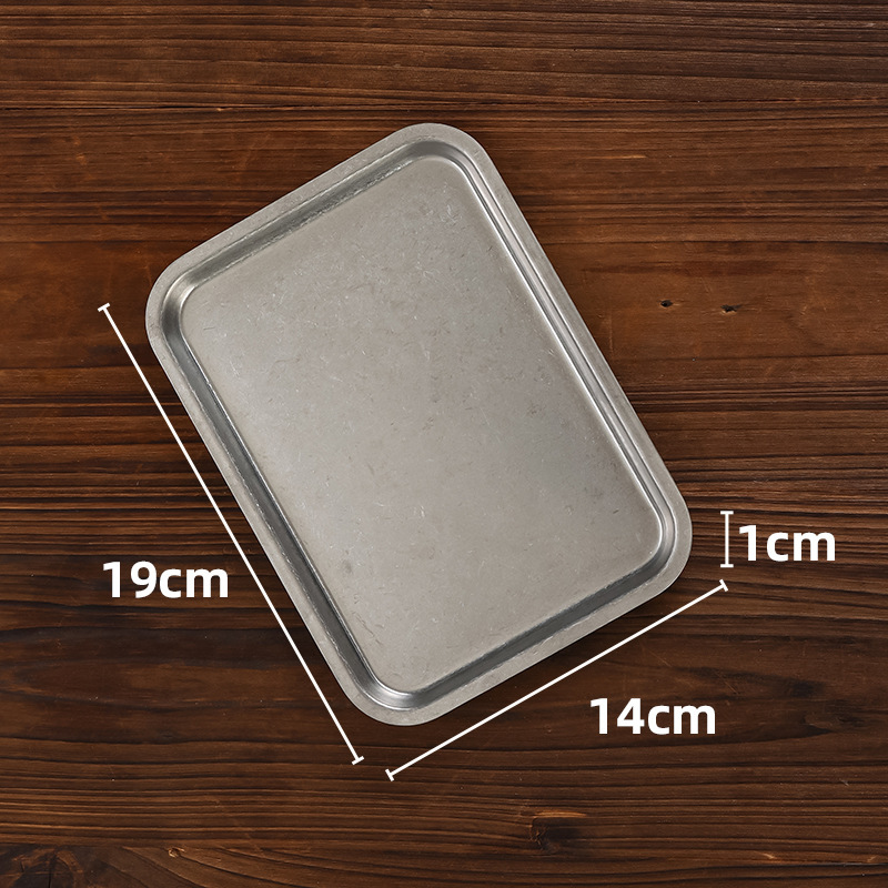 14x19 Rectangular Dessert/Drink Plate (Snowflake Sand)