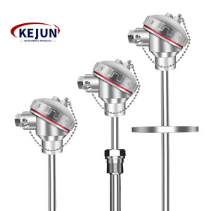 Bağlantı kutusu ile yüksek doğruluk paslanmaz çelik prob termokupl Pt 100 sıcaklık sensörü Rtd Pt100 - Product Image 1