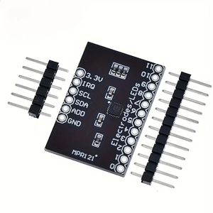 MPR121 12キー容量式タッチセンサーコントローラーブレイクアウトボードI2Cインターフェイス超低電力8uA電子モジュールキット - Product Image 1