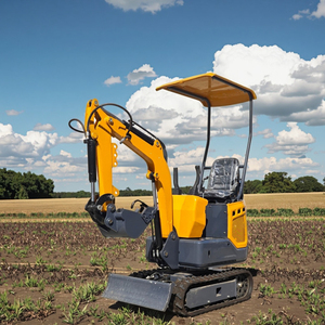 Kylin Mini Máy Xúc Với Có Thể Thu Vào Theo Dõi Bốn-Trong Một Xô Ngón Tay Cái Clip Tốc Độ Điều Chỉnh Cho Cơ Giới Trồng - Product Image 3