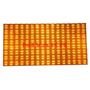 VMS-Verkehrs bildschirm Gelbes variables Meldung zeichen P25 Bernstein farbenes LED-Anzeige modul 400x200 - Product Image 1