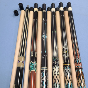 Xmlivet Customized Billiards Carom Cue 142cm 12mm <strong>Tip</strong> 1/2 Split VP2 Pool Cue Sticks Sticker Design Maple Wood Cue Sticks - Product Image 4