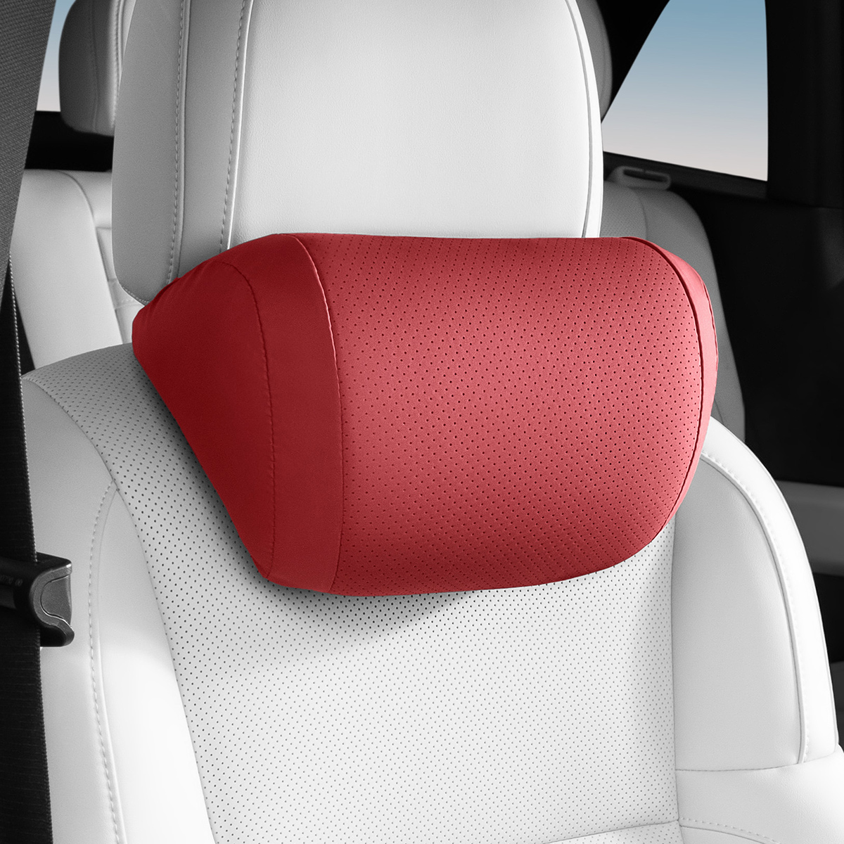 Volcanic Red 1PC Neck Pillow