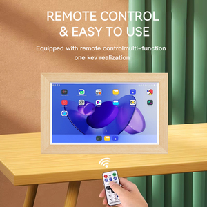 15,6 дюймов Digital Signage 1920*1080 Android 14 планшетный ПК с деревянной рамкой Horizontaland вертикальный дисплей с дистанционным управлением