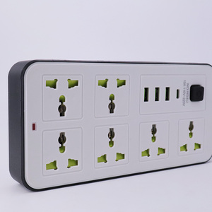 批发通用电气多扩展插座USB C型电缆电线条6插座电源条 - Product Image 4