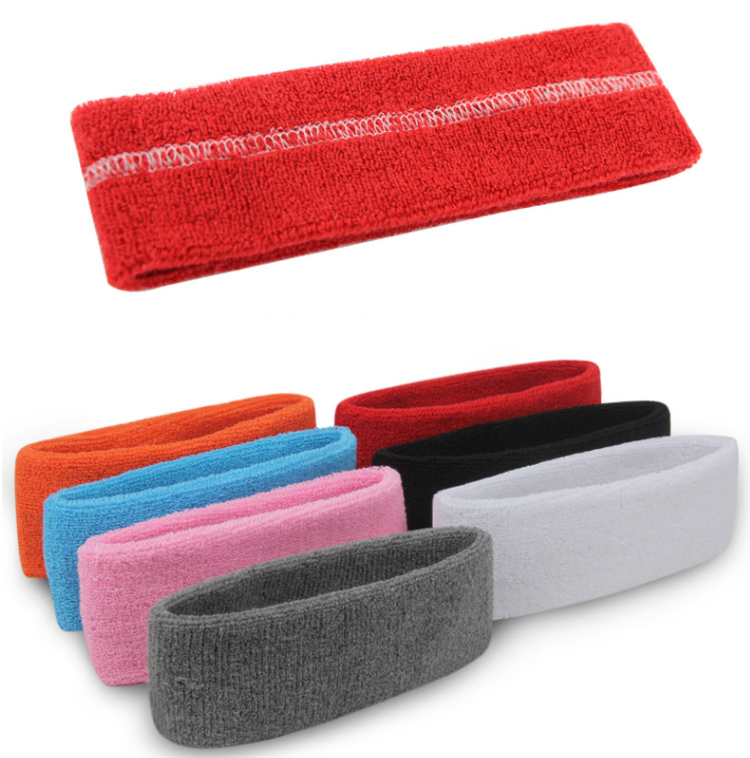 NATUDON 2022 Custom Logo Tennis Badminton Beauty Gym Head Sweat Band Sport Yoga Headbands