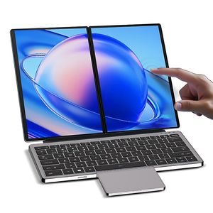 โน้ตบุ๊ก DS18 ใหม่ หน้าจอสัมผัสคู่ IPS ขนาด 10.95 นิ้ว ซีพียู I3 1215U รองรับ SSD สูงสุด 2TB ระบบปฏิบัติการ Win11 มินิออฟฟิศ WiFi6 แท็บเล็ตใหม่ 2 in 1 คอมพิวเตอร์โน้ตบุ๊ก - Product Image 1